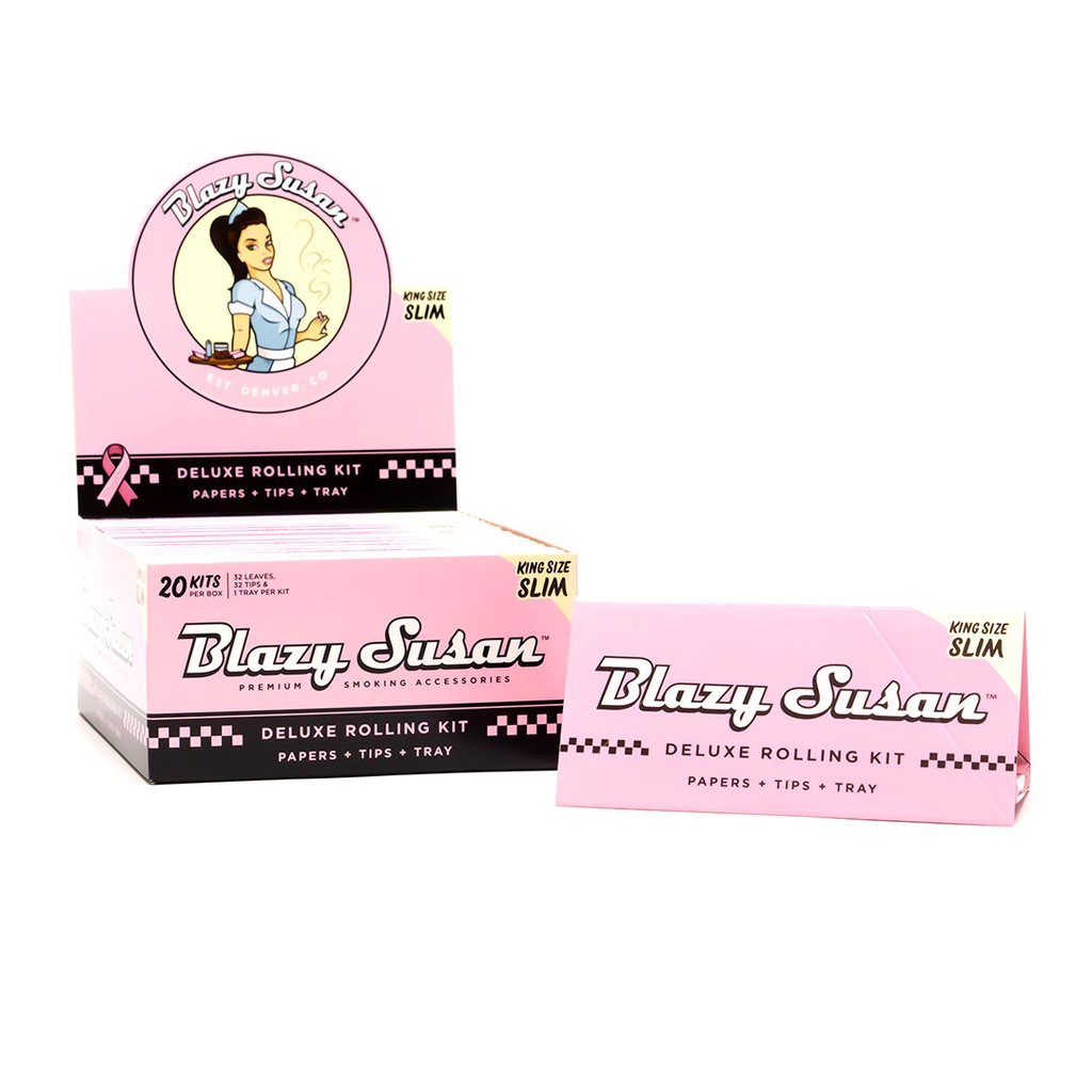 BLAZY SUSAN PINK DELUXE ROLLING KIT 1-1/4 BOX OF 20