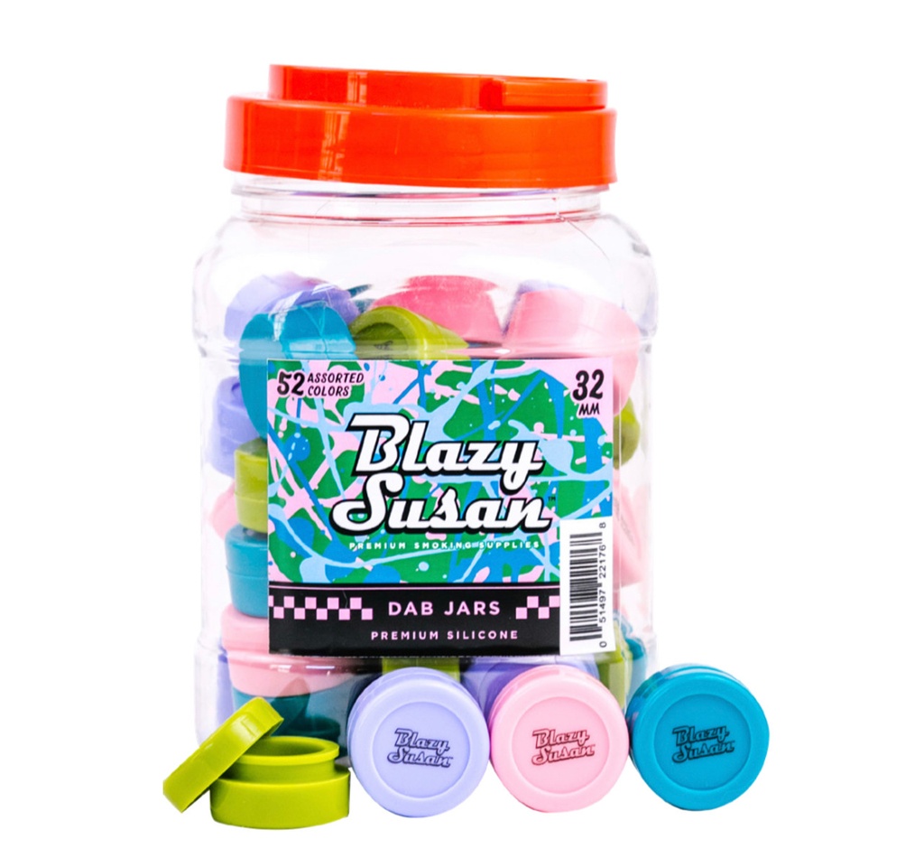 BLAZY SUSAN SILICONE JARS 32MM 52CT