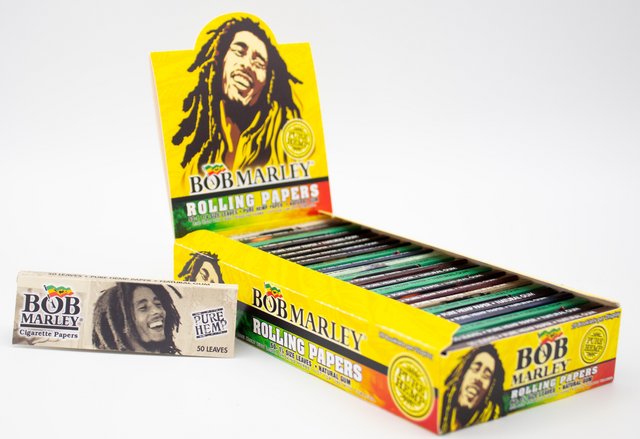 BOB MARLEY 1.25 ROLLING PAPERS 50 SHEETS BOX OF 25