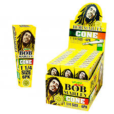 BOB MARLEY CONE 1.25 6PACK BOX OF 33