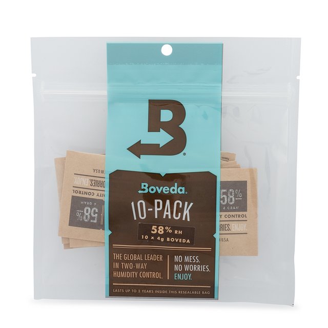 BOVEDA 58% RH SIZE 4 HUMIDITY CONTROL 10-PACK