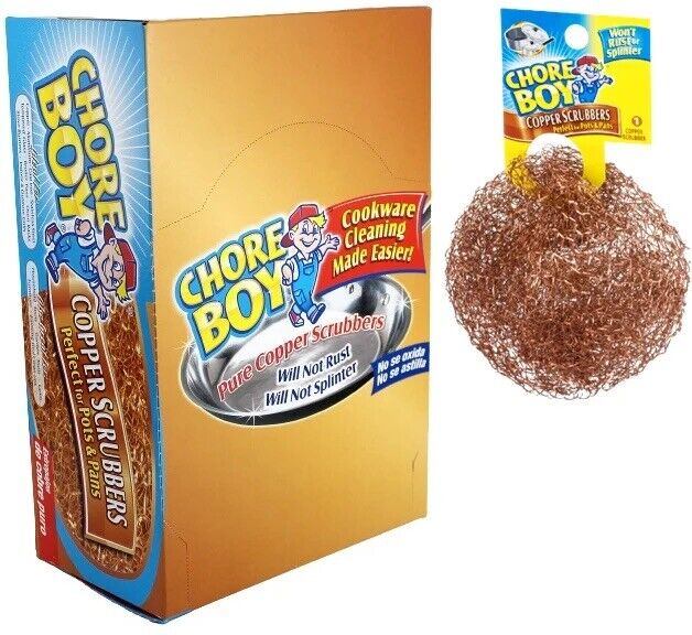 CHORE BOY COPPER SCRUBBER BOX OF 36