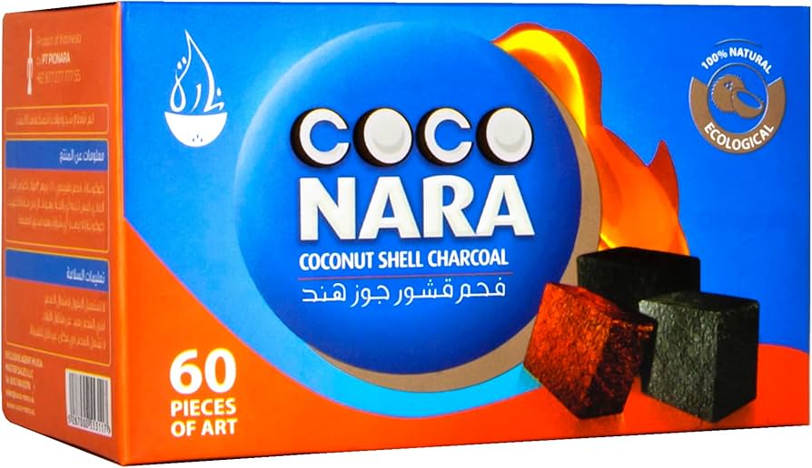 COCO NARA COCONUT CHARCOAL 60CT