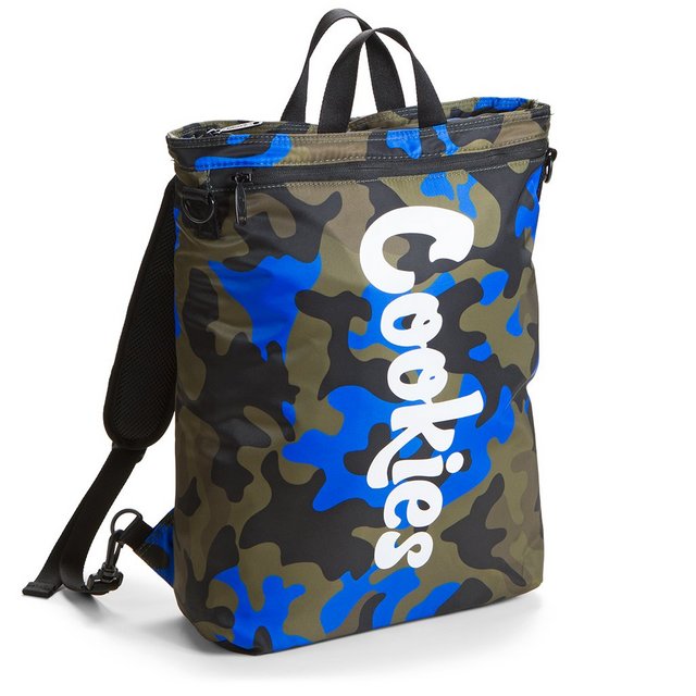 COOKIES BACKPACK SLANGIN NYLON BLUE CAMO