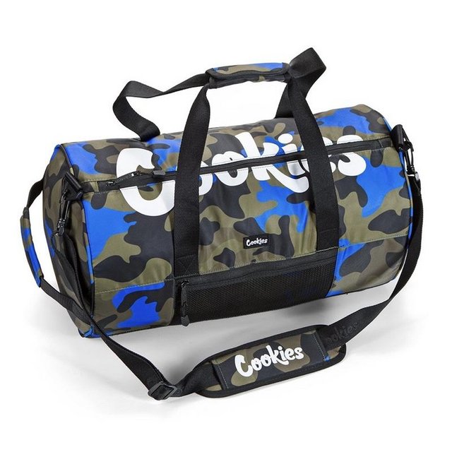 COOKIES DUFFEL BAG SUMMIT RIPSTOP NYLON BLUE CAMO