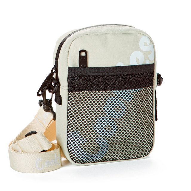 COOKIES LAYERS HONEYCOMB NYLON SHOULDER BAG CREAM