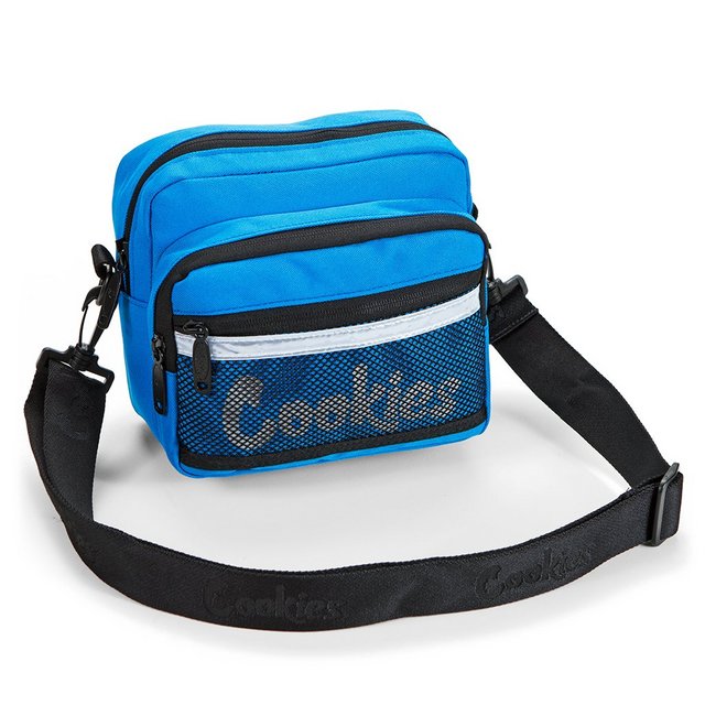 COOKIES SHOULDER BAG VERTEX RIPSTOP NYLON BLUE