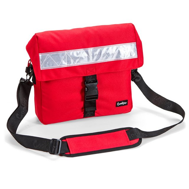 COOKIES SHOULDER BAG ZENITH NYLON RED