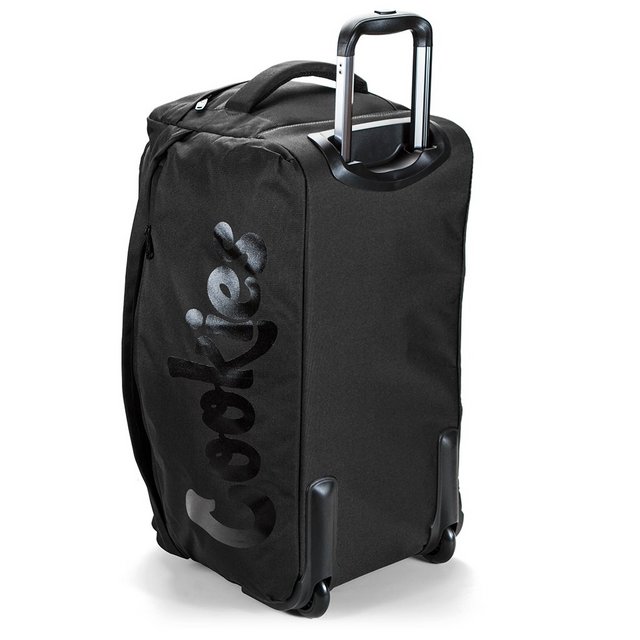 COOKIES TRAVEL BAG TREK ROLLER NYLON BLACK