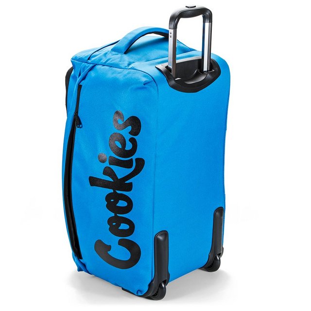 COOKIES TRAVEL BAG TREK ROLLER NYLON BLUE