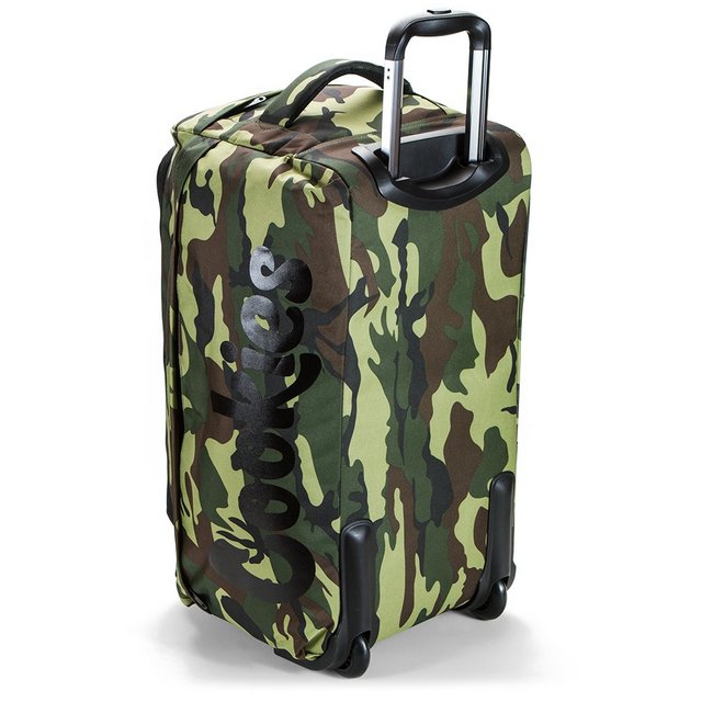 COOKIES TRAVEL BAG TREK ROLLER NYLON GREEN CAMO