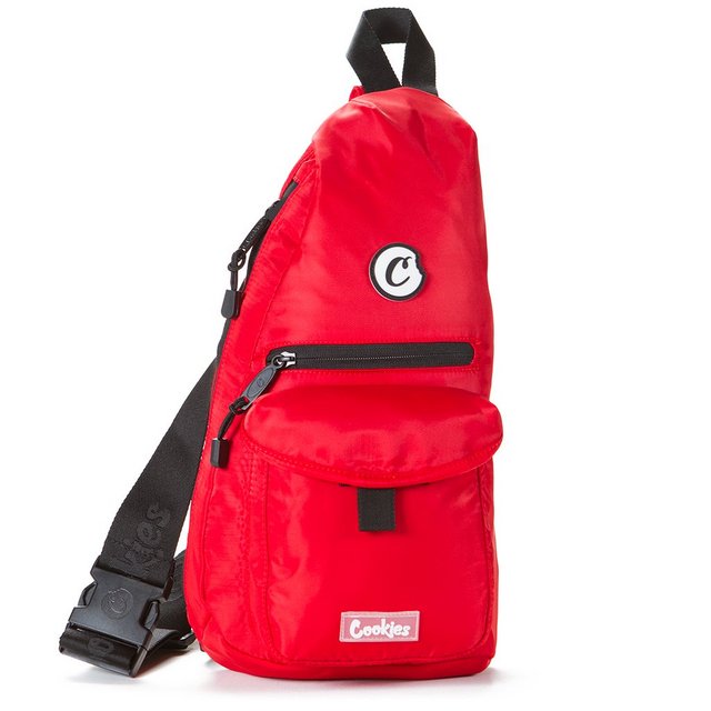 COOKIES TRAVELER NYLON SLING BAG RED