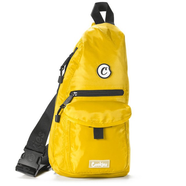 COOKIES TRAVELER NYLON SLING BAG YELLOW