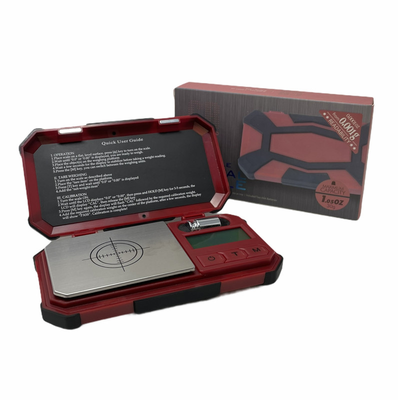 CR JDS-RX30 RED PORTABLE DIGITAL SCALE 30G X 0.001G