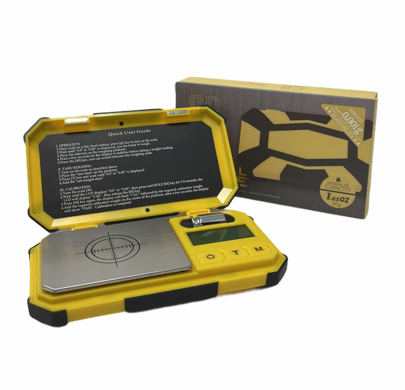 CR JDS-RX30 YELLOW PORTABLE DIGITAL SCALE 30G X 0.001G