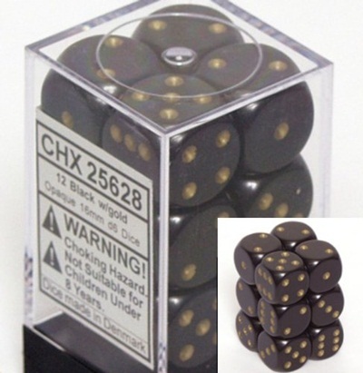 DOUBLE CROSS CLEAR DICE 16MM 100CT