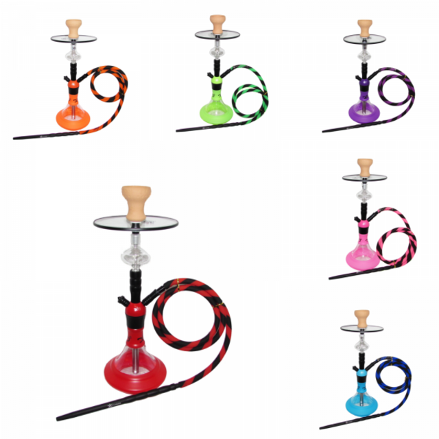 DUD HABIBI 1HOSE HOOKAH RED