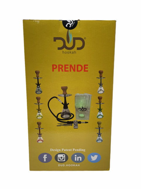 DUD PRENDE ACRYLIC BASKET HOOKAH BLUE