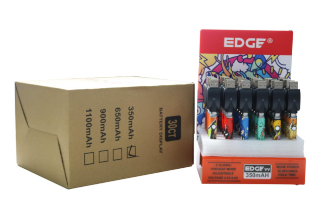 EDGE TWIST VV BATTERY 350MAH 30CT DISPLAY