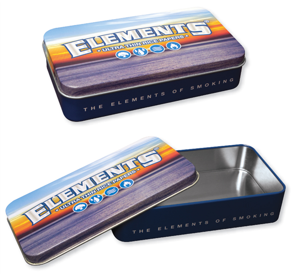 ELEMENTS BLUE METAL TIN