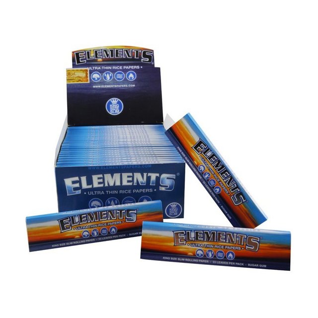 ELEMENTS KINGSIZE SLIM 32CT BOX OF 50