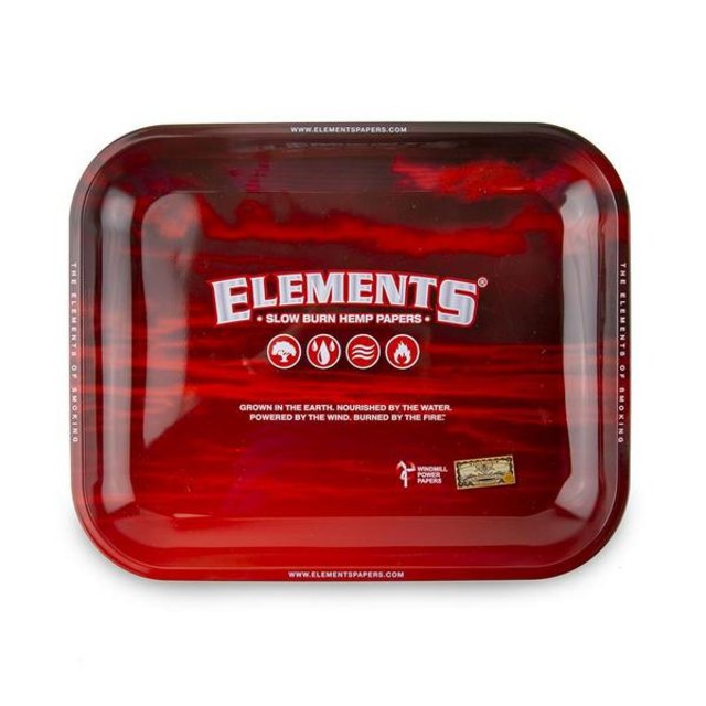 ELEMENTS LARGE RED TRAY