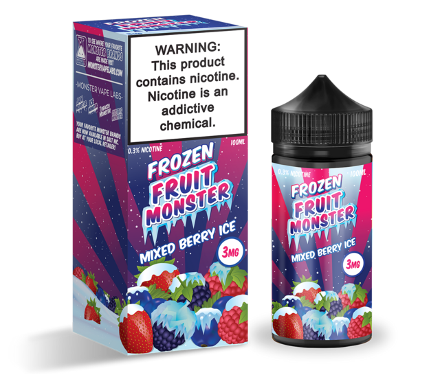 FROZEN FRUIT MONSTER 0MG MIXED BERRY ICE 100ML