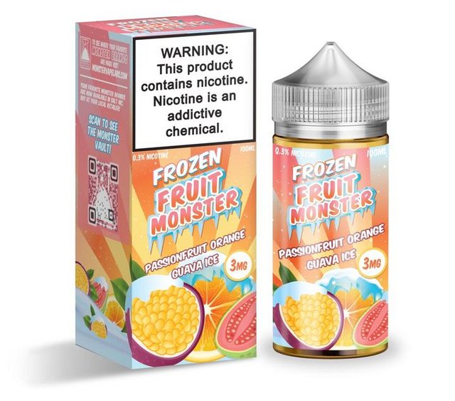 FROZEN FRUIT MONSTER 3MG PASSIONFRUIT ORANGE GUAVA ICE 100ML