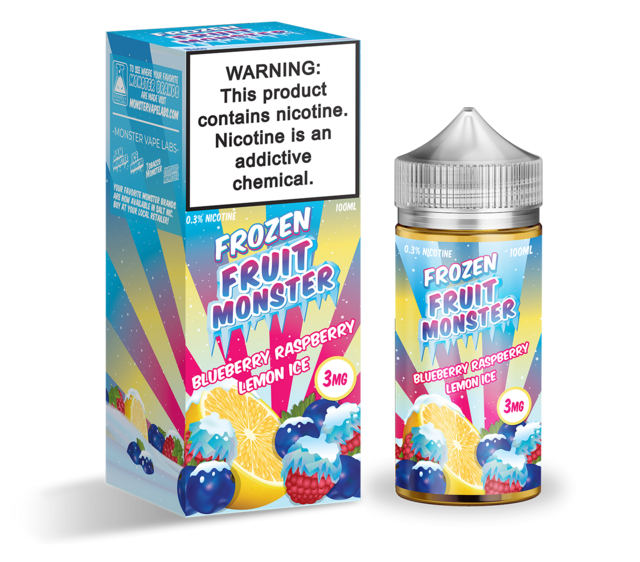 FROZEN FRUIT MONSTER 6MG BLUEBERRY RASPBERRY LEMON ICE 100ML 