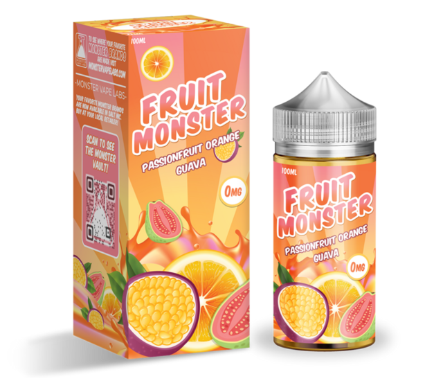 FRUIT MONSTER 0MG PASSIONFRUIT ORANGE GUAVA 100ML