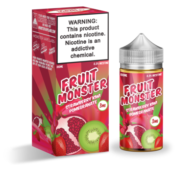 FRUIT MONSTER 3MG STRAWBERRY KIWI POMEGRANATE 100ML