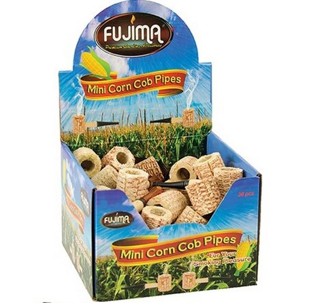 FUJIMA MINI CORN COB PIPES 36CT CORNP