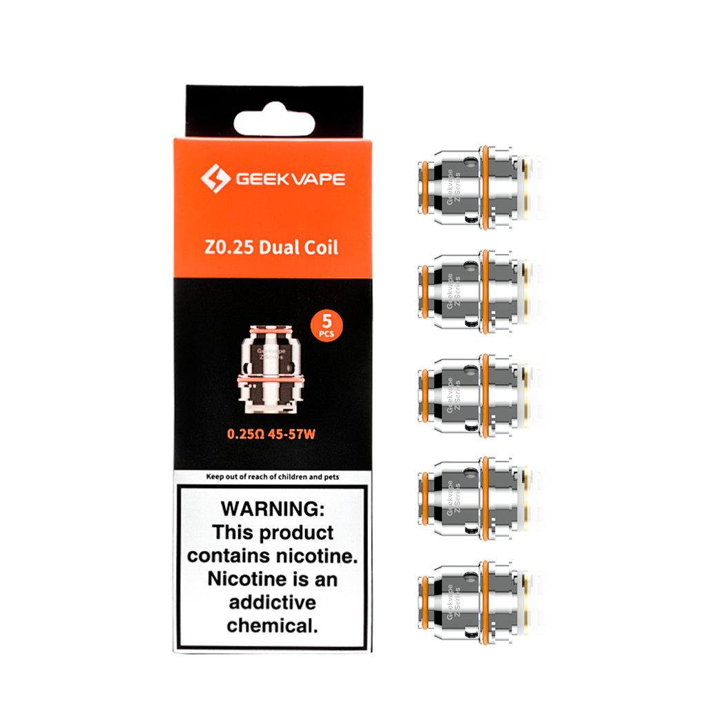 GEEK VAPE Z SERIES MESH COIL 0.25 DUAL PACK OF 5