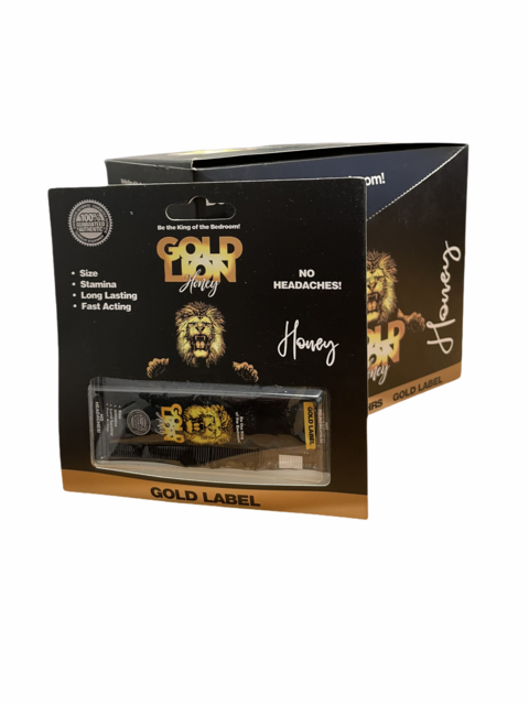 GOLD LION HONEY BOX OF 24