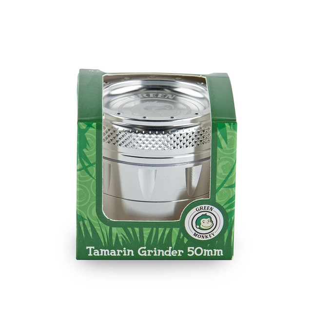 GREEN MONKEY GRINDER TAMARIN 50MM SILVER