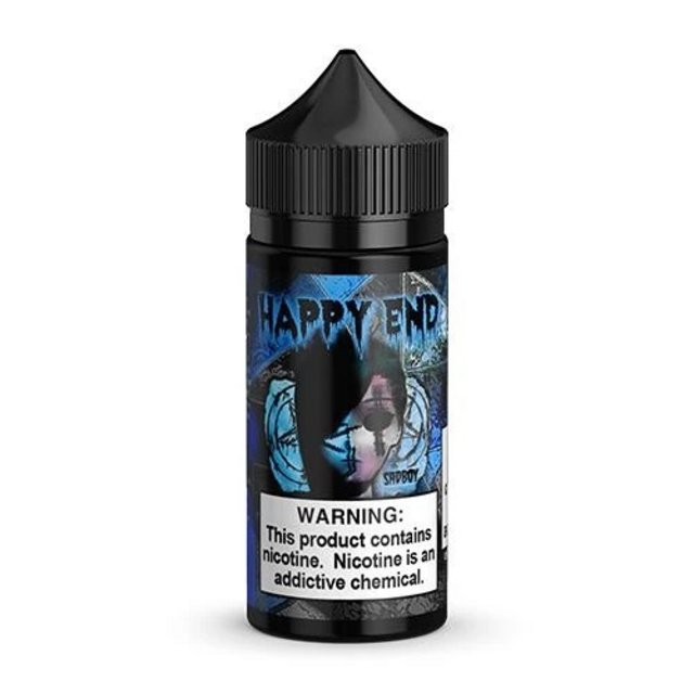 HAPPY END 0MG BLUE COTTON CANDY 100ML