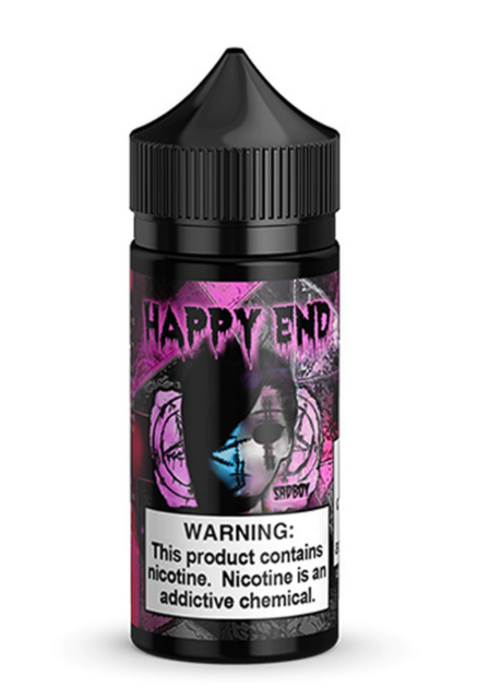 HAPPY END 0MG PINK COTTON CANDY 100ML