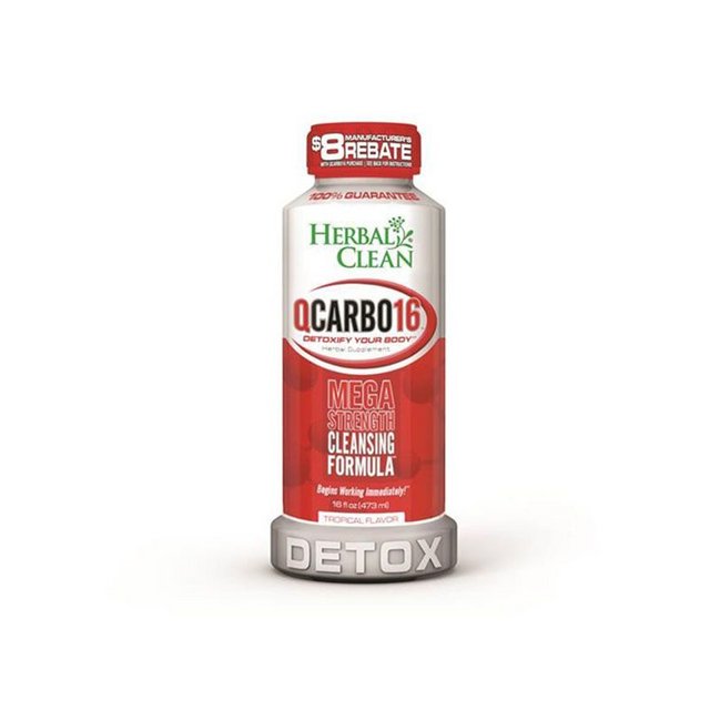 HERBAL CLEAN QCARBO MAXIMUM STRENGTH TROPICAL 32OZ