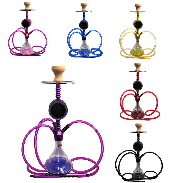 HUSIC MODONA 1 HOSE MUSIC HOOKAH BLACK