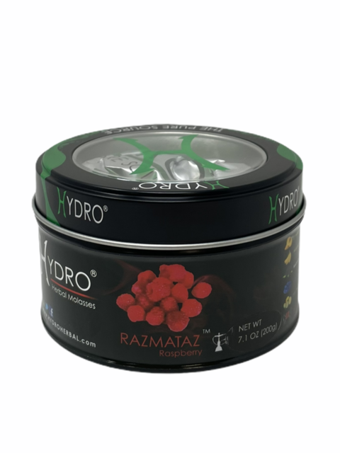 HYDRO HERBAL NON TOBACCO HOOKAH FLAVOR RAZMATAZ RASPBERRY 200GM