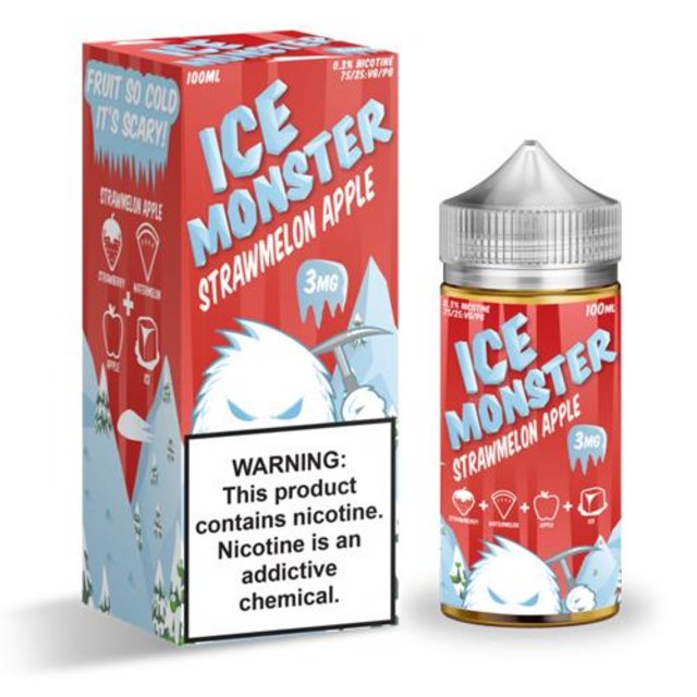 ICE MONSTER 3MG STRAWMELON APPLE 100ML