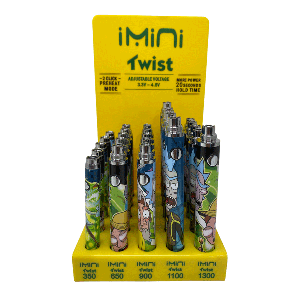 IMINI TWIST BATTERY DISPLAY 25CT