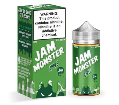 JAM MONSTER 0MG APPLE 100ML