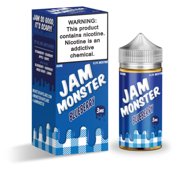 JAM MONSTER 0MG BLUEBERRY 100ML