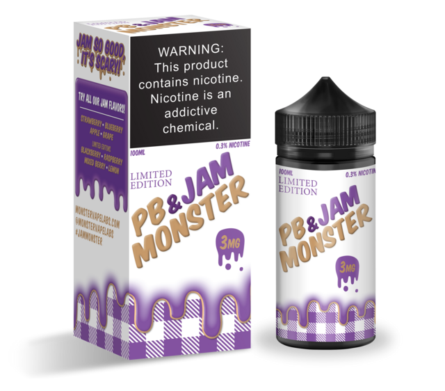 JAM MONSTER 0MG GRAPE 100ML