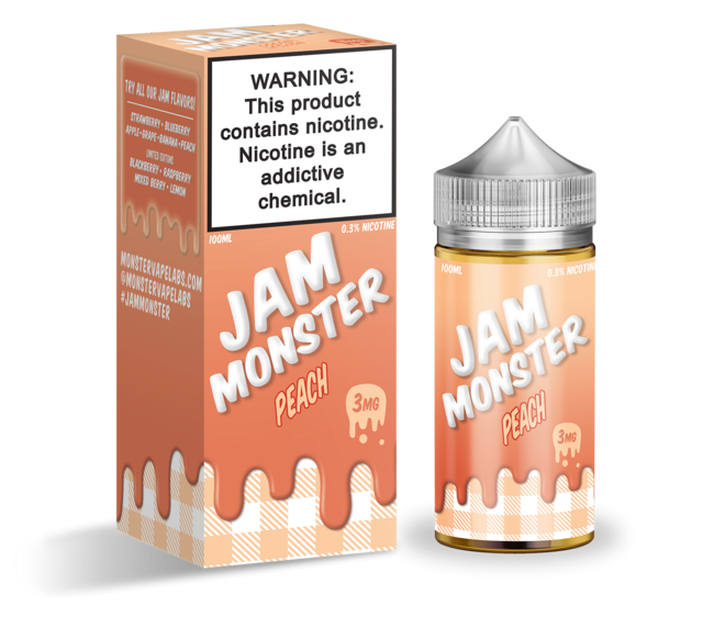 JAM MONSTER 0MG PEACH 100ML