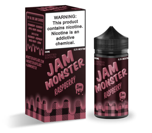 JAM MONSTER 0MG RASPBERRY 100ML