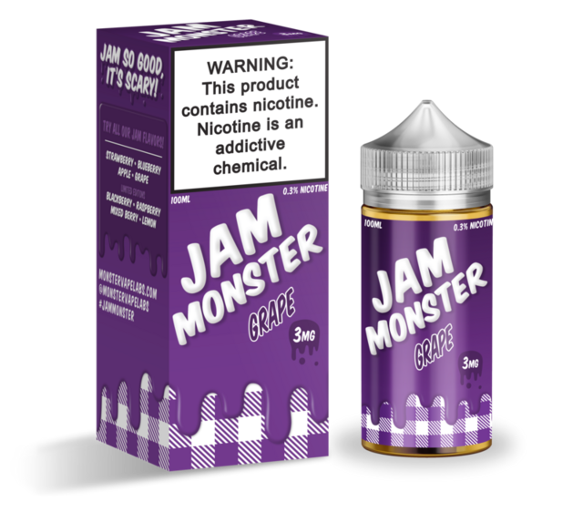 JAM MONSTER 3MG GRAPE 100ML