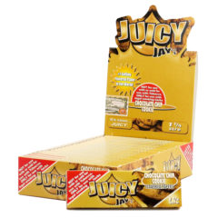 JUICY JAY 1.25 CHOCOLATE CHIP COOKIE FLAVORED ROLLING PAPER 24 PER BOX