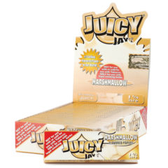 JUICY JAY'S 1.25 ROLLING PAPER MARSHMALLOW BOX OF 24